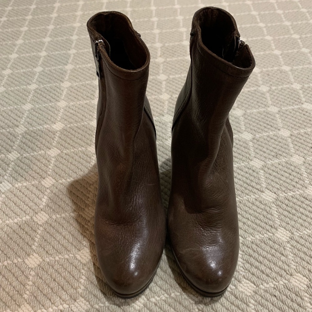 Prada Wedge Ankle Boots